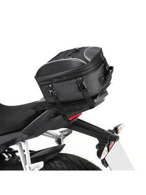Motorcycle Tail Bag,Dual Use Motorcycle Rear Seat Bag with Waterproof Rain Cover